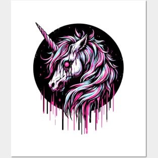 Unicorn horror Posters and Art